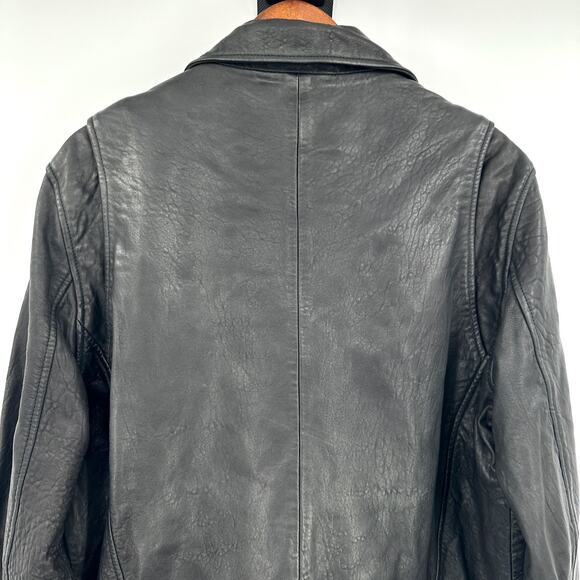 BlankNYC 100% Lambskin Double Down Black Leather Moto Jacket Size Large NWT - Picture 7 of 15
